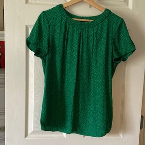 Boden Carey top, viscose & silk blend.